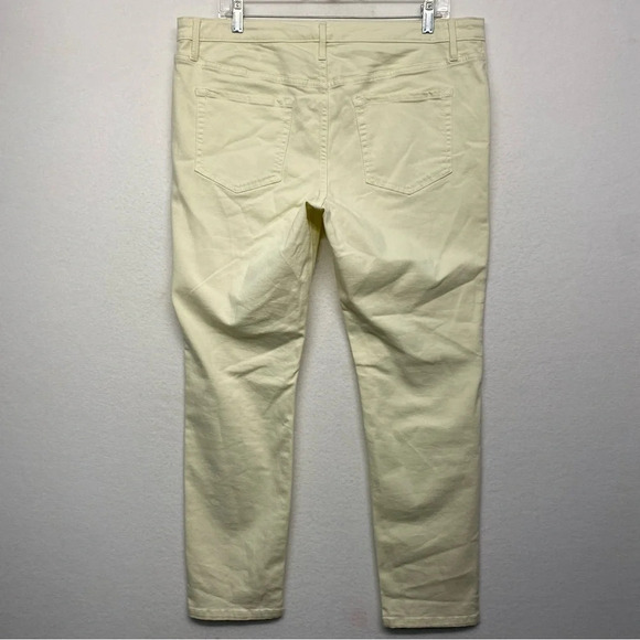 Ava & Viv Denim Legging Crop 16W Cream Target - Picture 2 of 8